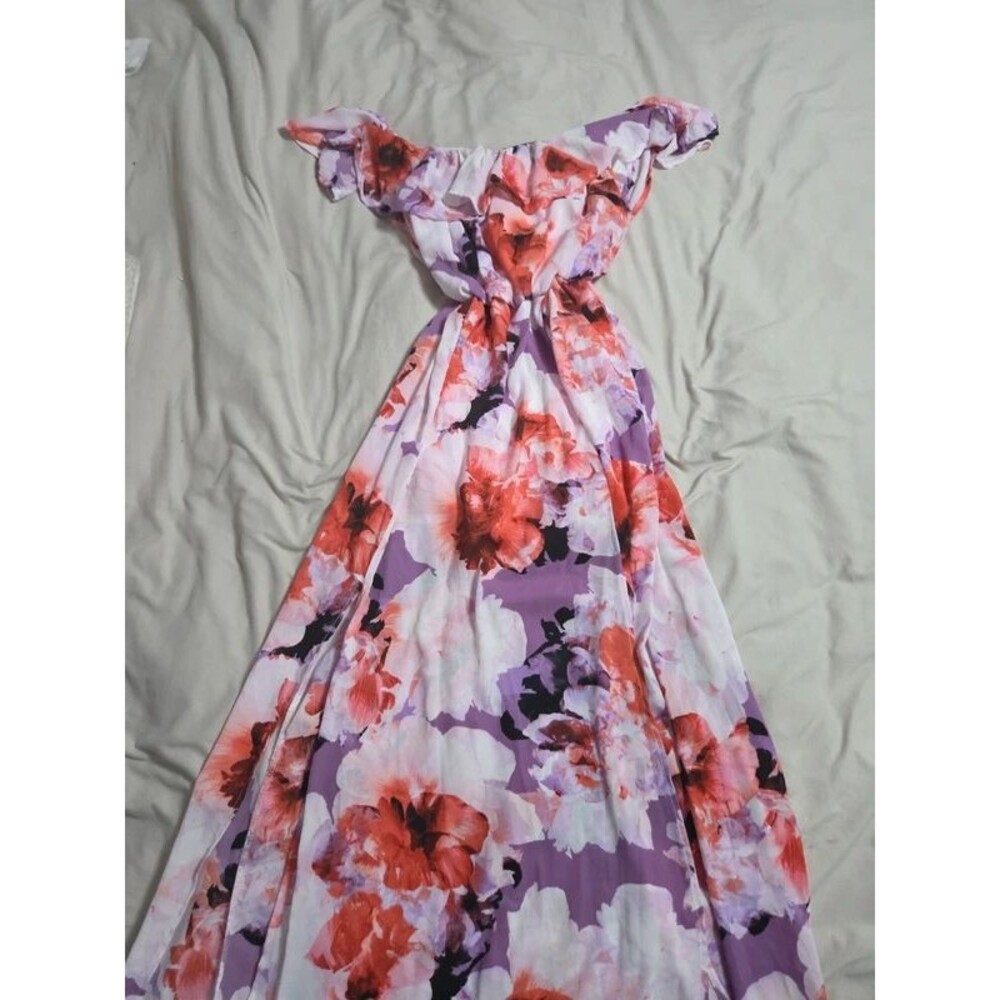 Peach Love floral dress
